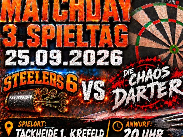 Crefeld Steelers 6 vs. Die Chaos Darter